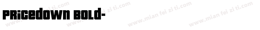 Pricedown Bold字体转换